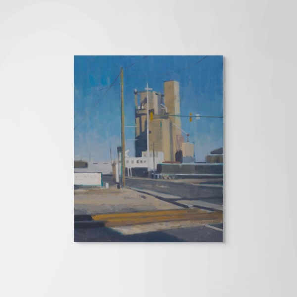 Frank Hobbs, Industrial Intersection, South Richmond, 2021
