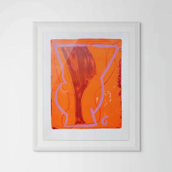 Sarah Boyts Yoder Lilac Vessel in Orange, 2024