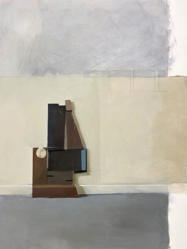 Jenny Brillhart Ghost Squares and Yellow, 2021