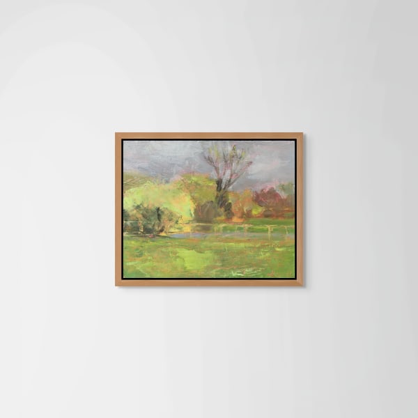 Lauren Kindle, Spring Field in the Morning, 2025