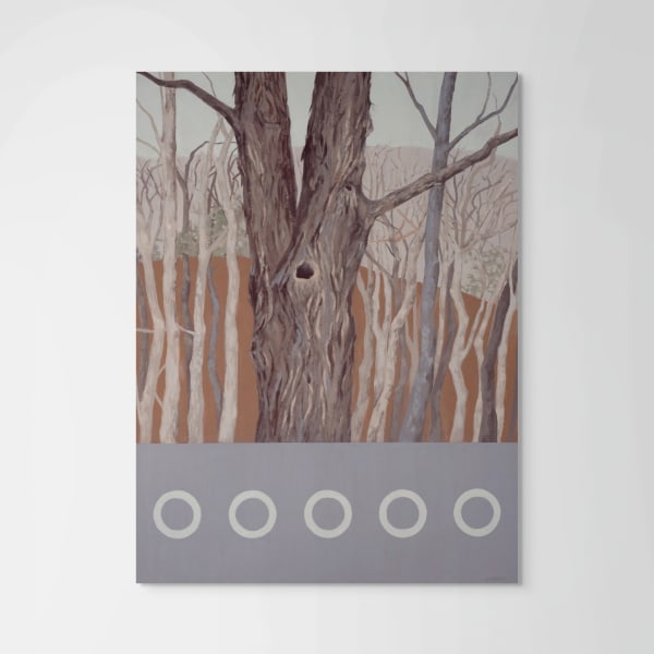 Kazaan Viveiros, View with Red Maple, 2018