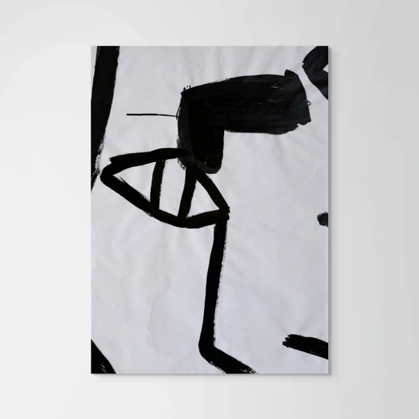 Sarah Boyts Yoder, Black and White Gesture 1 , 2024