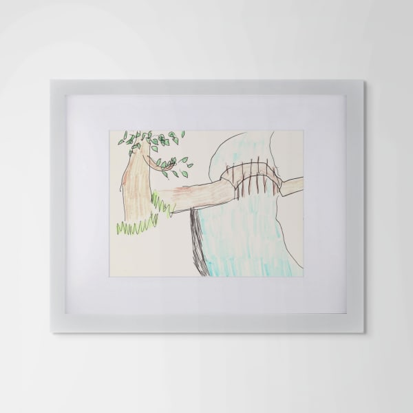 Emilie Louise Gossiaux, Bridge Over Stream, 2023