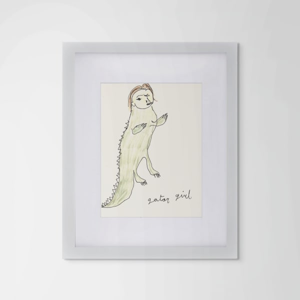 Emilie Louise Gossiaux, Alligatorgirl Smile, 2023