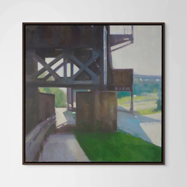 Frank Hobbs, Under the Rails, Early Morning (Tredegar Iron Works, Richmond VA), 2025
