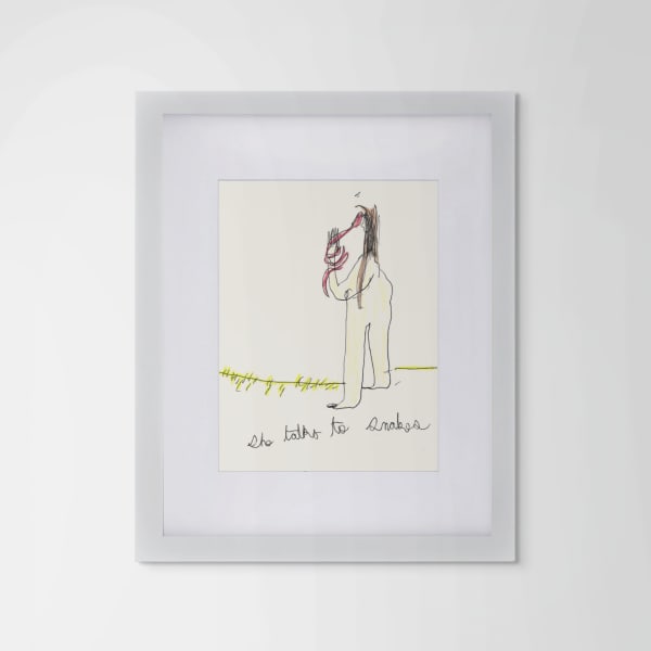 Emilie Louise Gossiaux, She Talks to Snakes, 2023