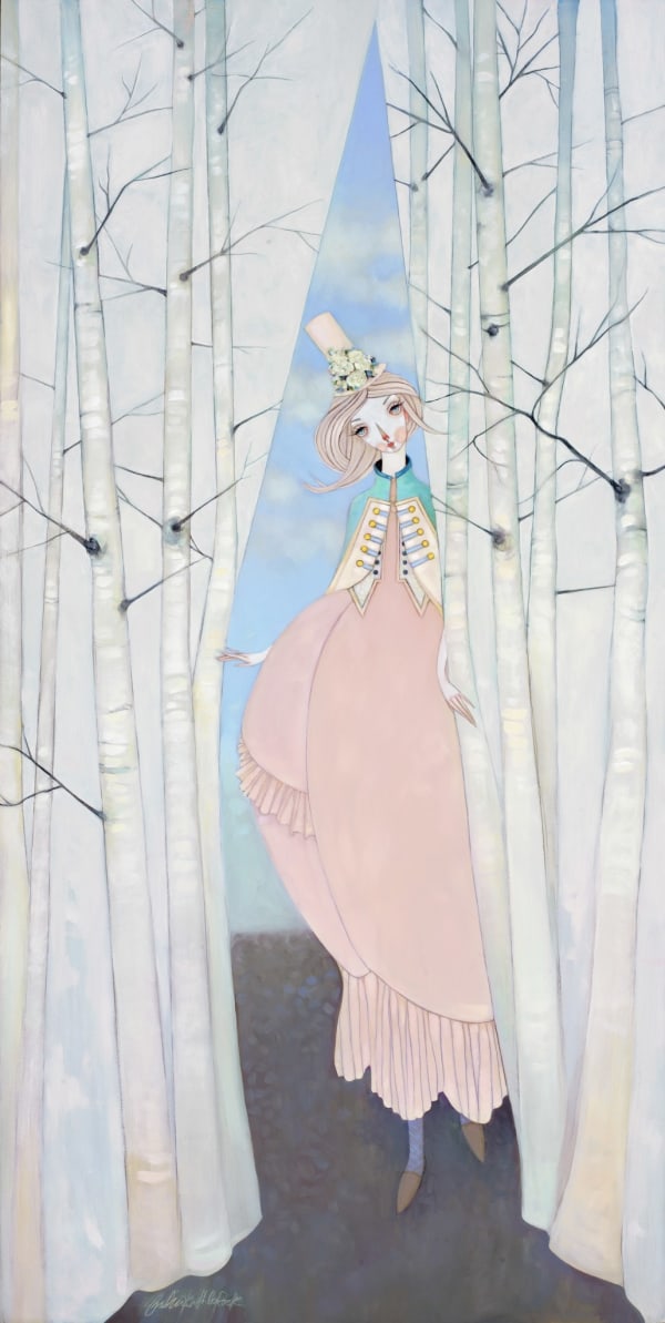 Melissa Peck, "Curtain of Trees", 2022