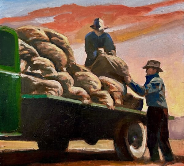Gary Ernest Smith, "Hauling Potatoes", 2018