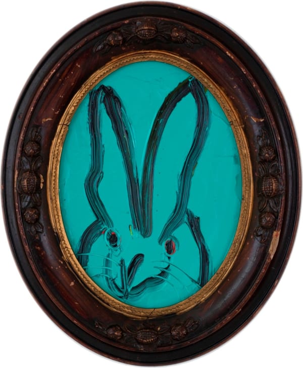 Hunt Slonem, "Little Aqua", 2019