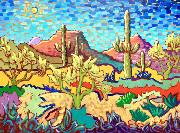 Claudia Hartley, "Desert Moon", 2026