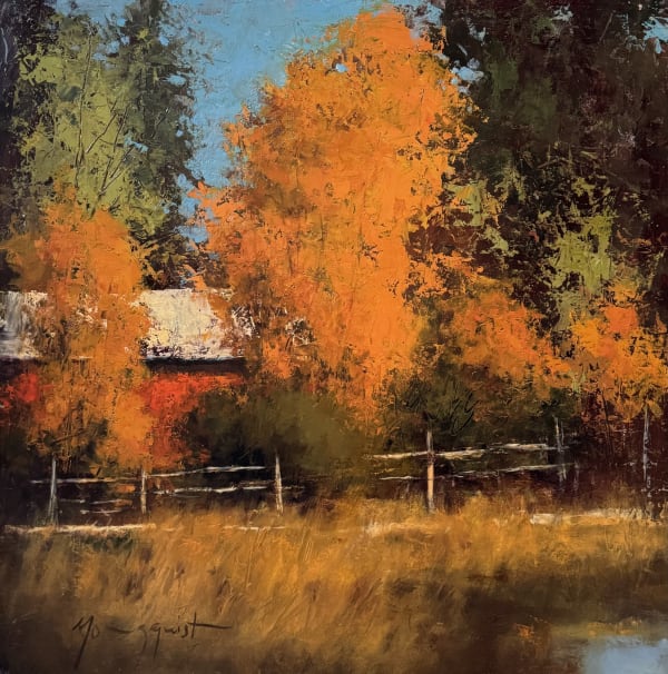 Romona Youngquist, "Footpath in Fall Colors", 2024