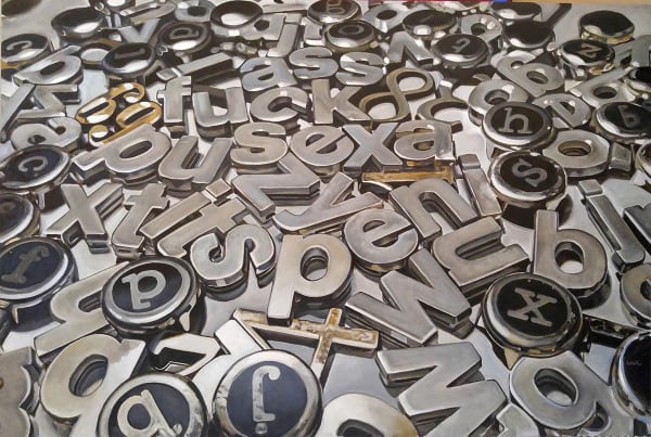 John Schieffer, "Mere Words", 2016