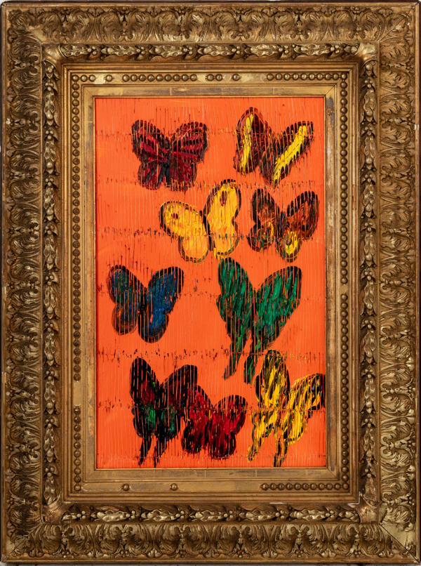 Hunt Slonem "Orange Aid", 2020