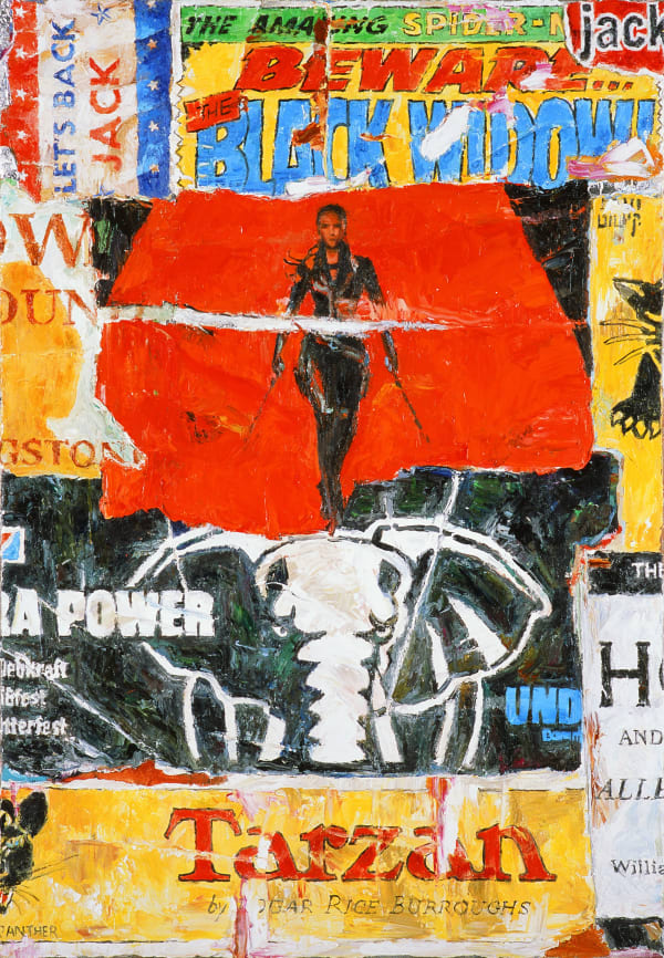 Jens Lorenzen, "Element Minus 46, Black Widow", 2024