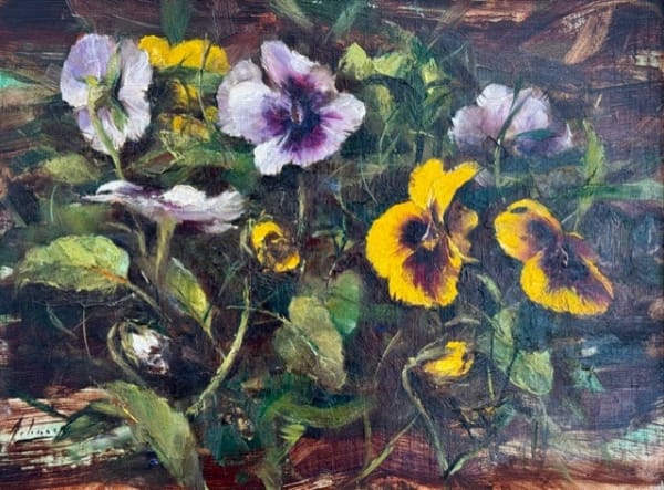 Robert Johnson, "Singing Pansies", 2025