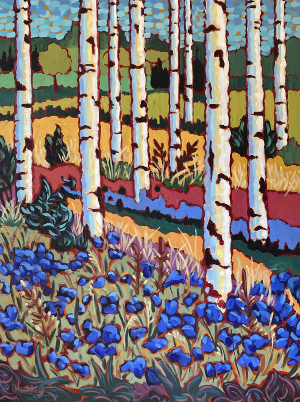 Claudia Hartley "Among the Aspens", 2024