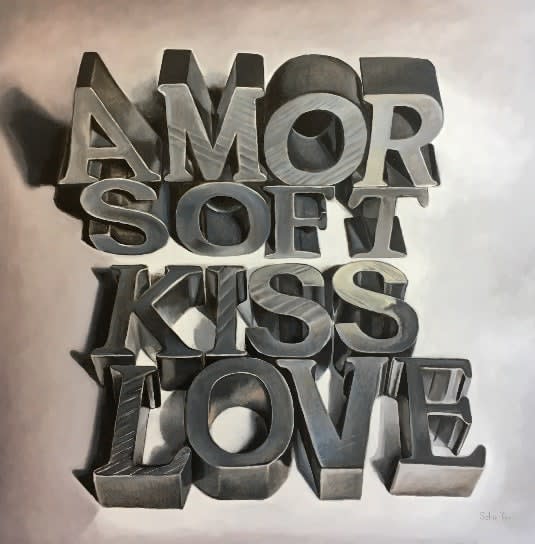 John Schieffer "Mere Words IV", 2016