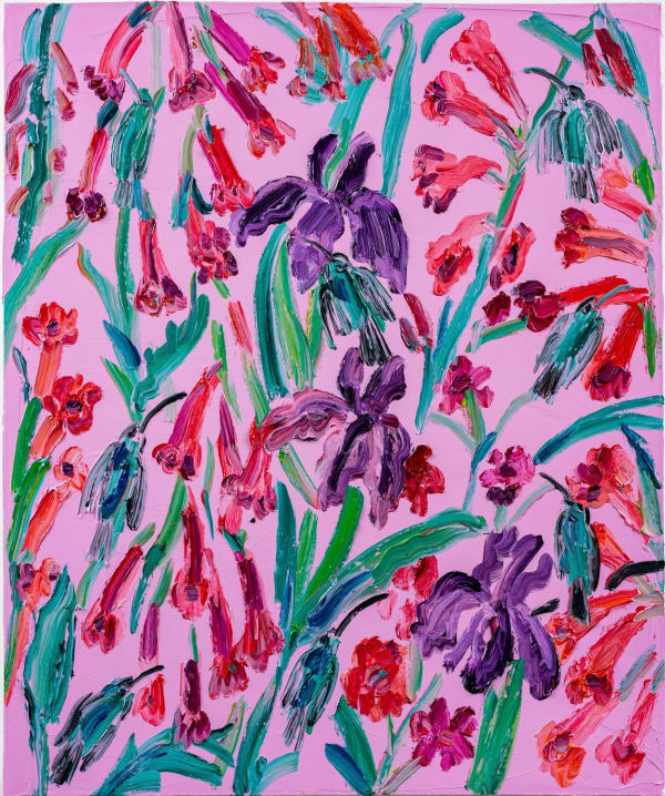 Hunt Slonem "Hummingbirds Summer", 2025