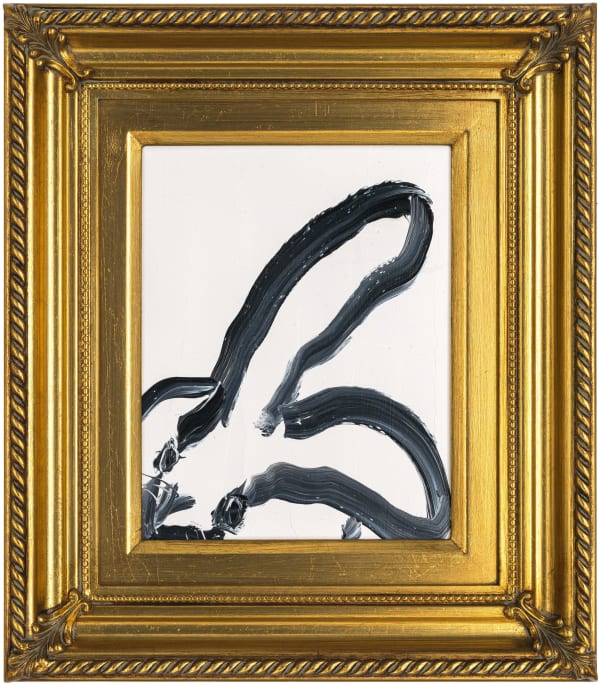 Hunt Slonem "White Side View", 2025