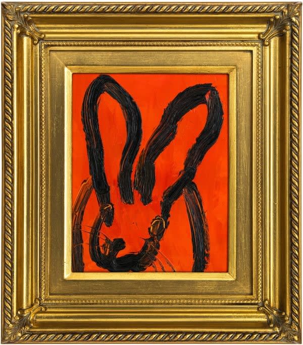 Hunt Slonem "Red Calling", 2025