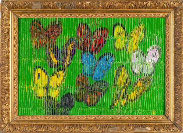 Hunt Slonem, "Greener Pasture", 2024