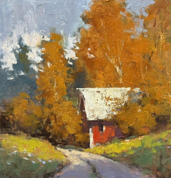 Romona Youngquist, "Autumn Road Study", 2024