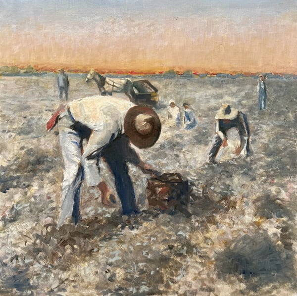 Gary Ernest Smith, "Harvesting Potatoes", 2018