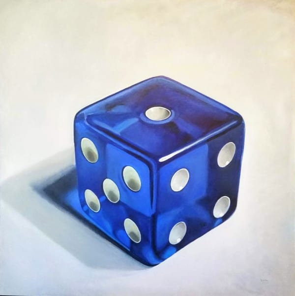 John Schieffer, "Royal Blue Luck", 2018
