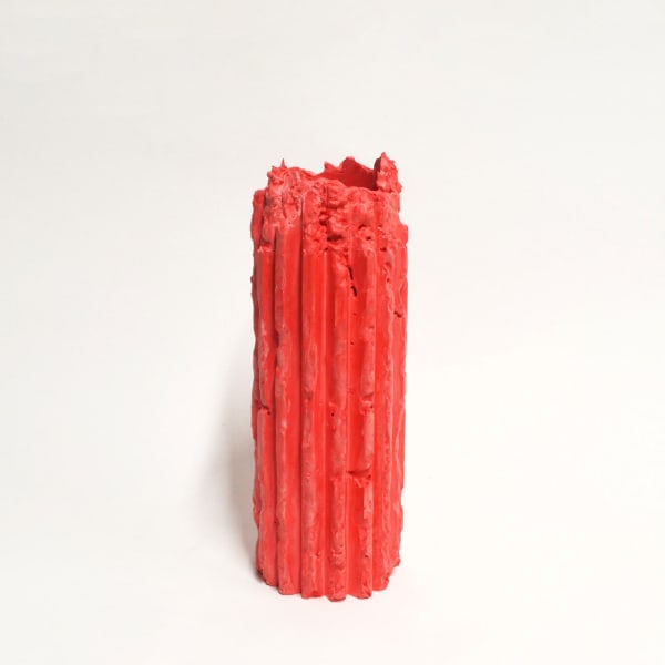Lenny Stöpp, Cornice Vessel - Thin, Red 16X