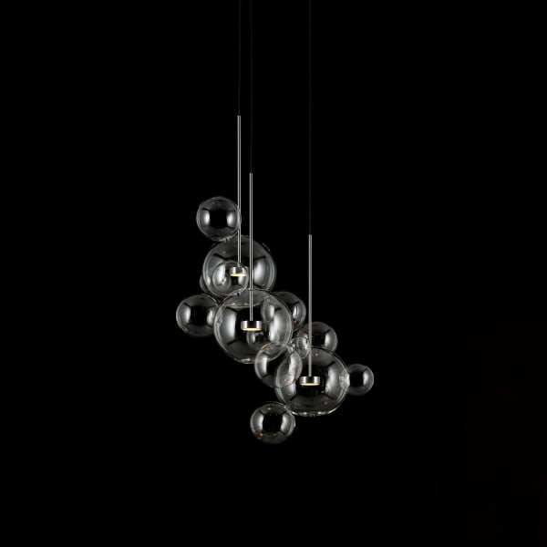 Giopato & Coombes, Bolle Circular Chandelier 14 Bubbles