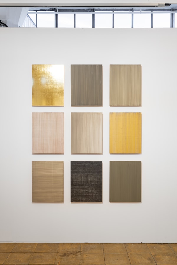 Charlotte Caspers, Colour composition, grey earth, 2022