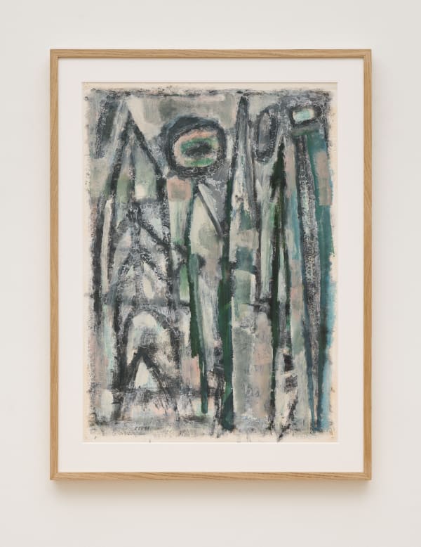 Jan Schoonhoven, Oud ijzer en planten, 1955