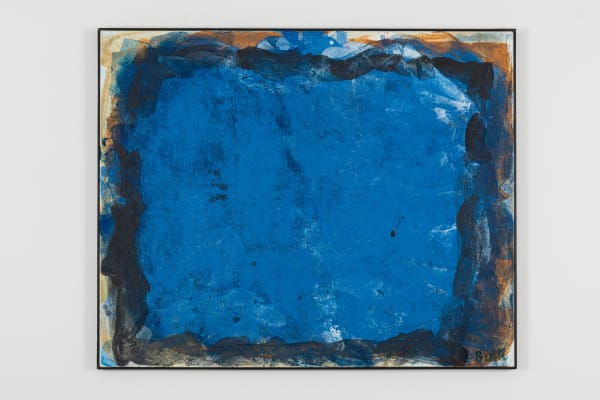 Paul Butti, Composition en bleu II, 1997