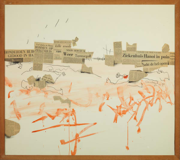 Constant, Bommen op Ziekenhuis / Bombs on Hospital, 1972