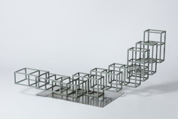 Joost Baljeu, F27 Constructie gepolychromeerd staal, 1990