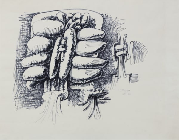 Shinkichi Tajiri, Studies, 1960