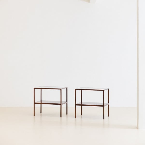 Joaquim Tenreiro, Side Tables (2 units - pair), 1960s