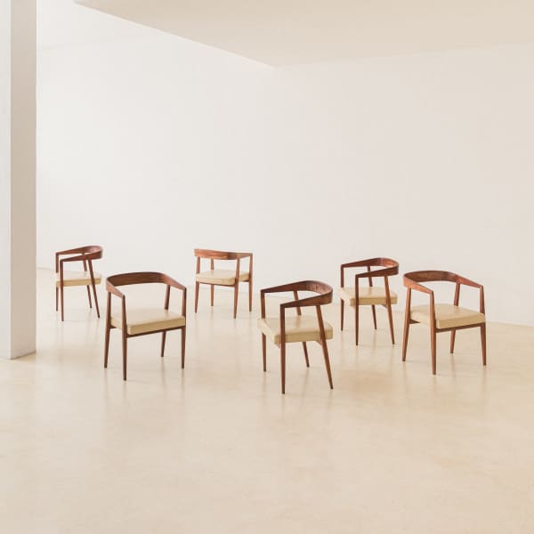 Joaquim Tenreiro, Armchair (6 units), 1950