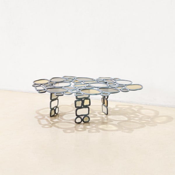 Lucas Recchia, Material Distortion Side/Coffee Table, 2023