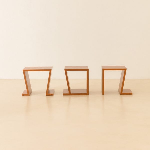 Rodrigo Silveira, Tipology Stool (3 units), 2021