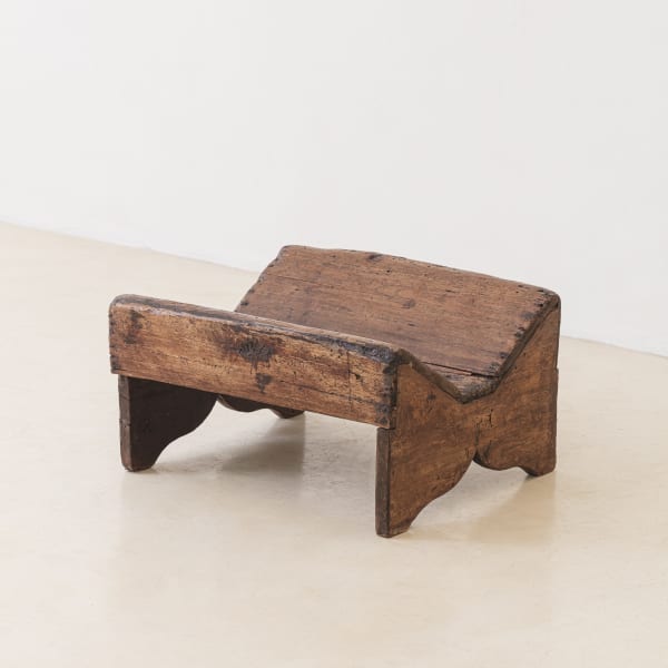 Unknown, Rustic Wooden Stool, 19th Century