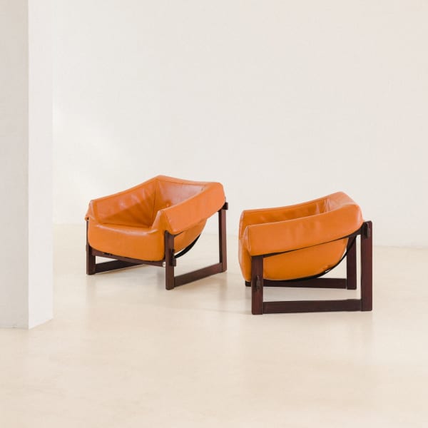 Percival Lafer, MP-91 Armchair (Pair), c. 1972
