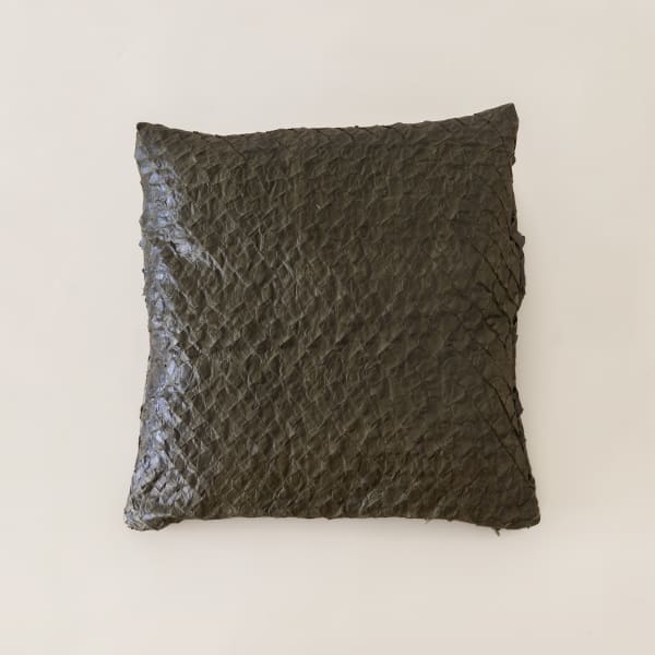 Bossa Home Collection, Pirarucu Leather Cushion , 2025