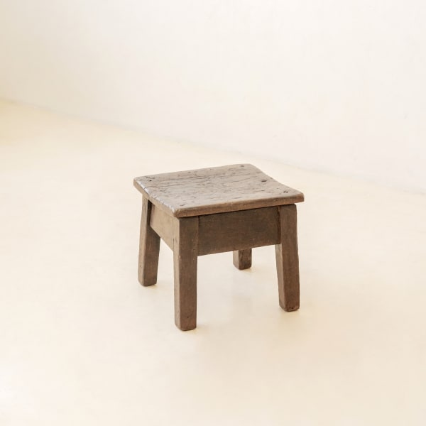 Unknown Artist, Rustic stool, 20th Century