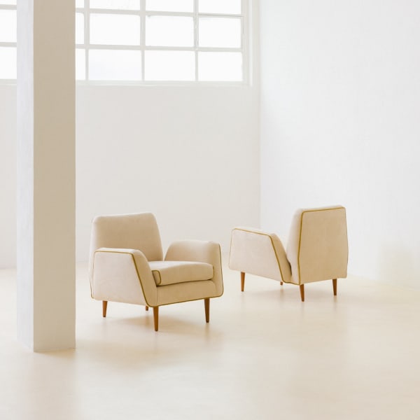 Carlo Hauner and Martin Eisler, Rare Forma Armchairs (Pair), 1955