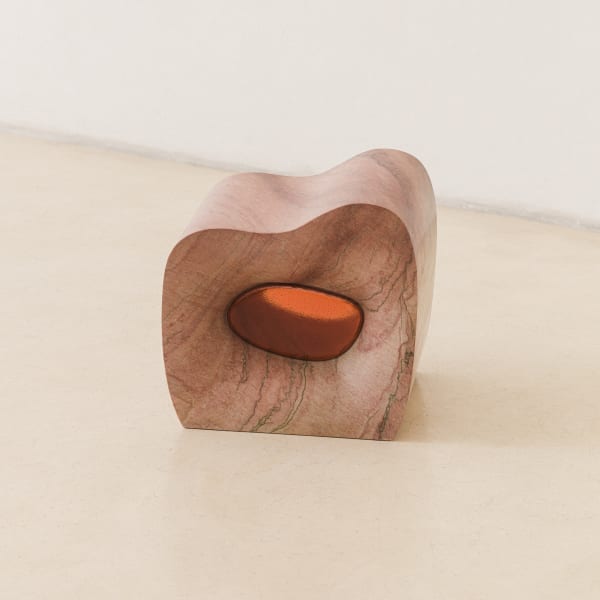 Lucas Recchia Osso Marble stool, 2023