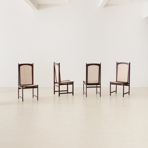 Fátima Arquitetura Interiores (FAI), Cane Dining Chair (4 Chairs), 1960s