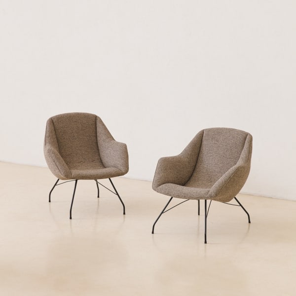 Carlo Hauner and Martin Eisler, Concha Armchair (2 units - Pair), 1953