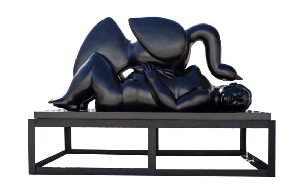 Fernando Botero, Leda and the Swan, 1996