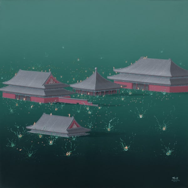 Chen Lianqing 陳聯慶, Splashing About in the Palace II 天朝的水花 二, 2012